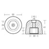 Tecnoseal Hexagonal  Ogive For Vetus Bow Thrust