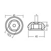 Tecnoseal Side Power-sleipner Sp55/75/95 Bow Thrust Ogive