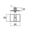 Tecnoseal Plate For Yamaha Engine 15/20 Hp