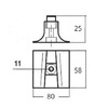 Tecnoseal Plate For Yamaha Engine 300/350 Hp