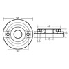 Tecnoseal Vetus Kgf75/95 Bow Thrust Anode