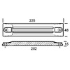 Tecnoseal Flat Plate For 75/225 Hp Engine