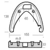 Placa Tecnoseal Para Yamaha 130/205/230/260 Hp