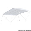 Parasol Tessilmare Shade Master Fish pour coques ouvertes avec guide debout