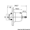 Ultraflex Hydraulic Steering System For Outboard Engines Up To 150/175 Hp