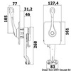 Ultraflex Low-profile Bulkhead Single-lever Control